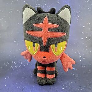 Pokemon Center Original Litten 2016 Plush 8" Inch No Tags